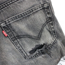 Load image into Gallery viewer, Womens LEVIS 501 Shorts Grey Charcoal | W28
