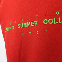 Load image into Gallery viewer, UNITED COLOURS OF BENETTON 90s Sweatshirt Red | Medium
