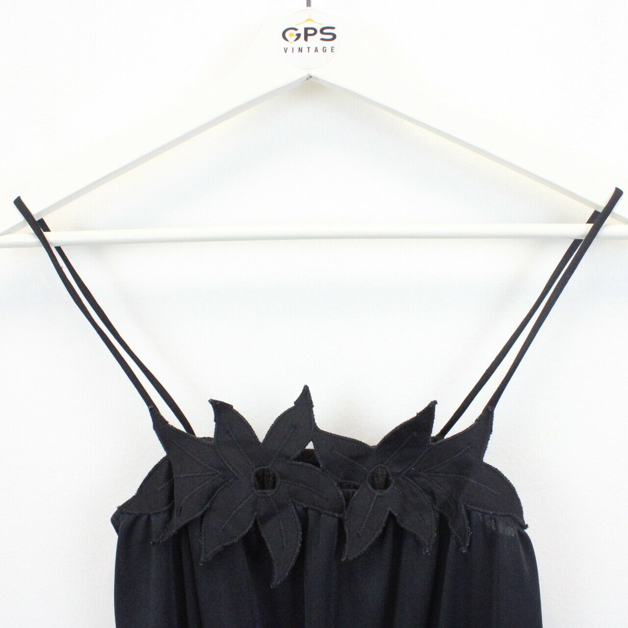 Womens 80s Dress Black | Small