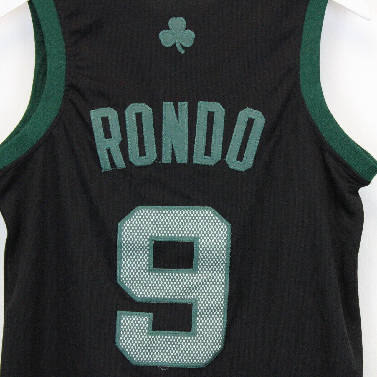 NBA Boston CELTICS Jersey Black Small GPS Vintage