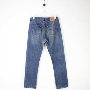 Mens LEVIS 501 Jeans Mid Blue | W33 L34