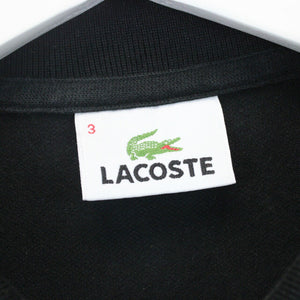 LACOSTE Polo Shirt Black | Small
