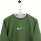 NIKE 00s Sweatshirt Green | Medium