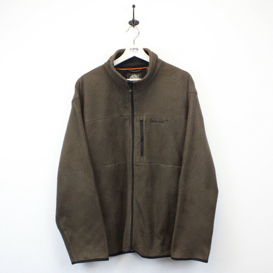 TIMBERLAND 00s Fleece Jacket Green | XXL