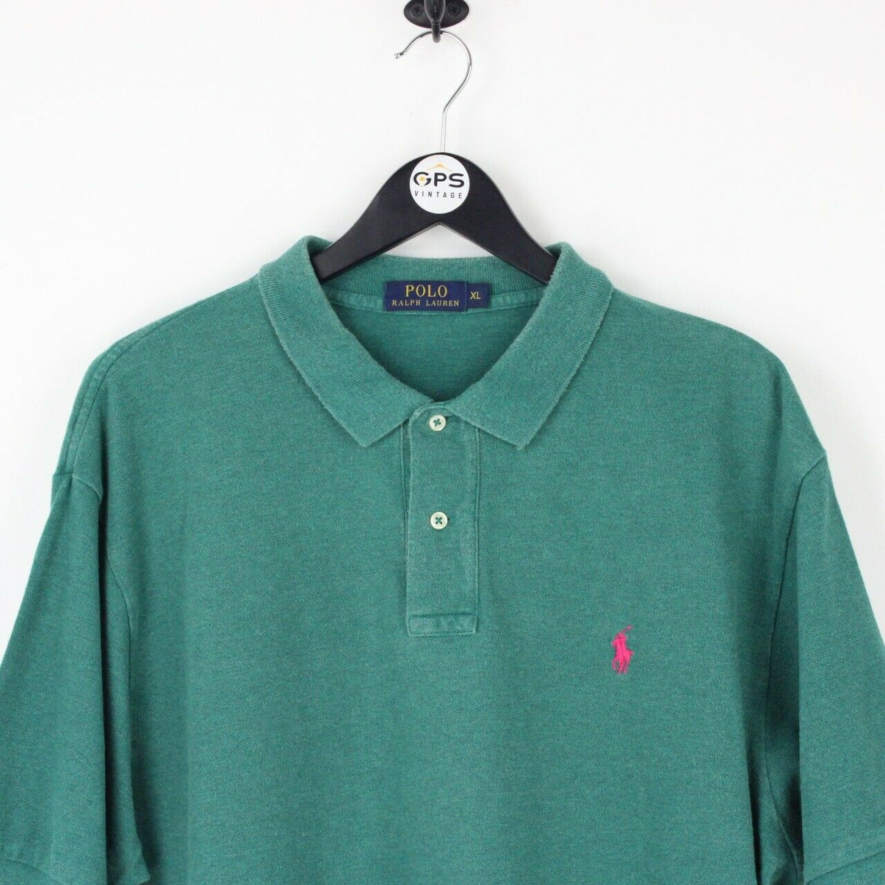 Mens RALPH LAUREN Polo Shirt Green | XL