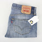Mens LEVIS 501 Jeans Mid Blue | W34 L34