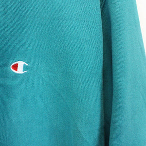 CHAMPION 90s Sweatshirt Green | XL