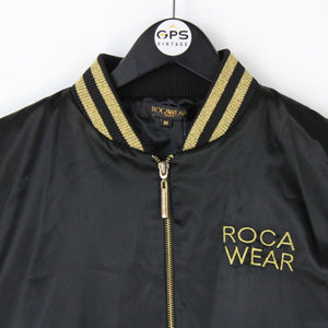 Womens ROCAWEAR Varsity Jacket Black | Medium