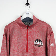 Load image into Gallery viewer, ADIDAS 1/4 Zip Sweatshirt Red | XXL
