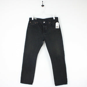 Mens LEVIS 501 Big E Jeans Black | W34 L32