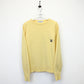 BURBERRYS 80s Knit Sweatshirt Yellow | Large