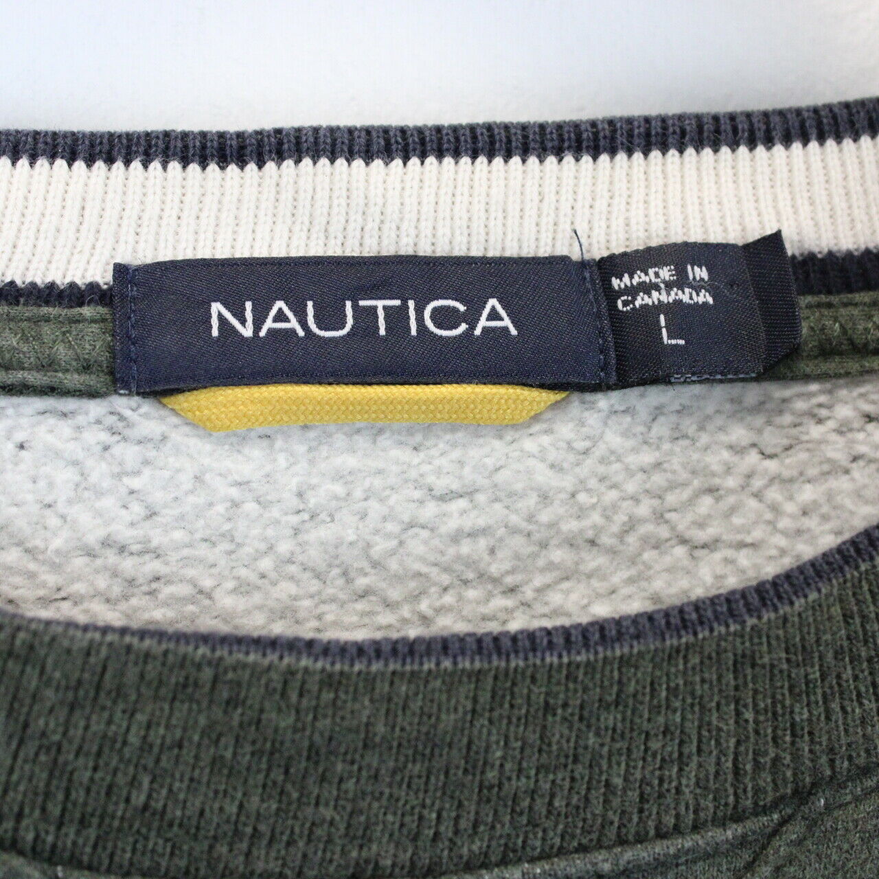 NAUTICA Sweatshirt Green | Large