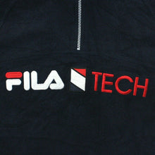 Load image into Gallery viewer, FILA 90s 1/4 Zip Fleece Navy Blue | Medium
