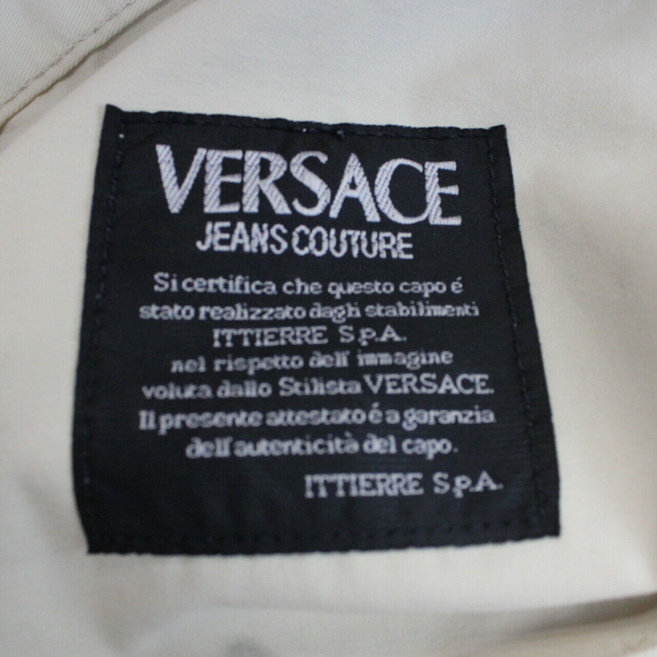 VERSACE COUTURE 90s Chinos Beige | W32 L34