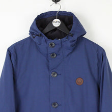 Load image into Gallery viewer, Mens FRED PERRY Parka Jacket Blue | Small
