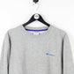 Mens CHAMPION 90s Sweatshirt Grey | Large
