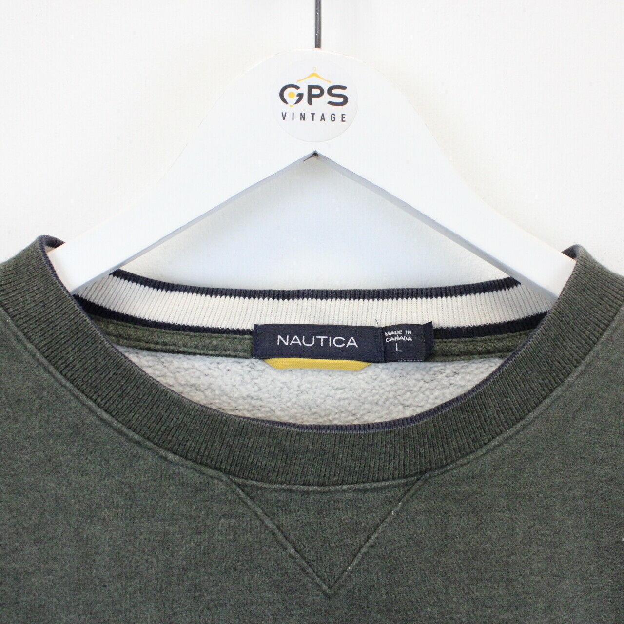 NAUTICA Sweatshirt Green | Large