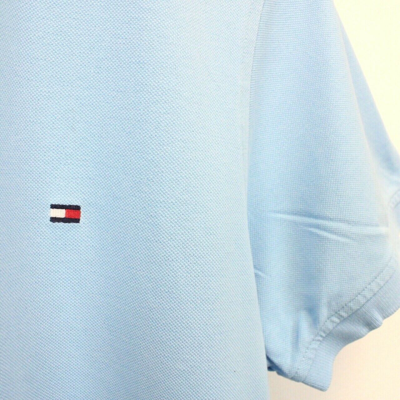 TOMMY HILFIGER Polo Shirt Blue | Medium