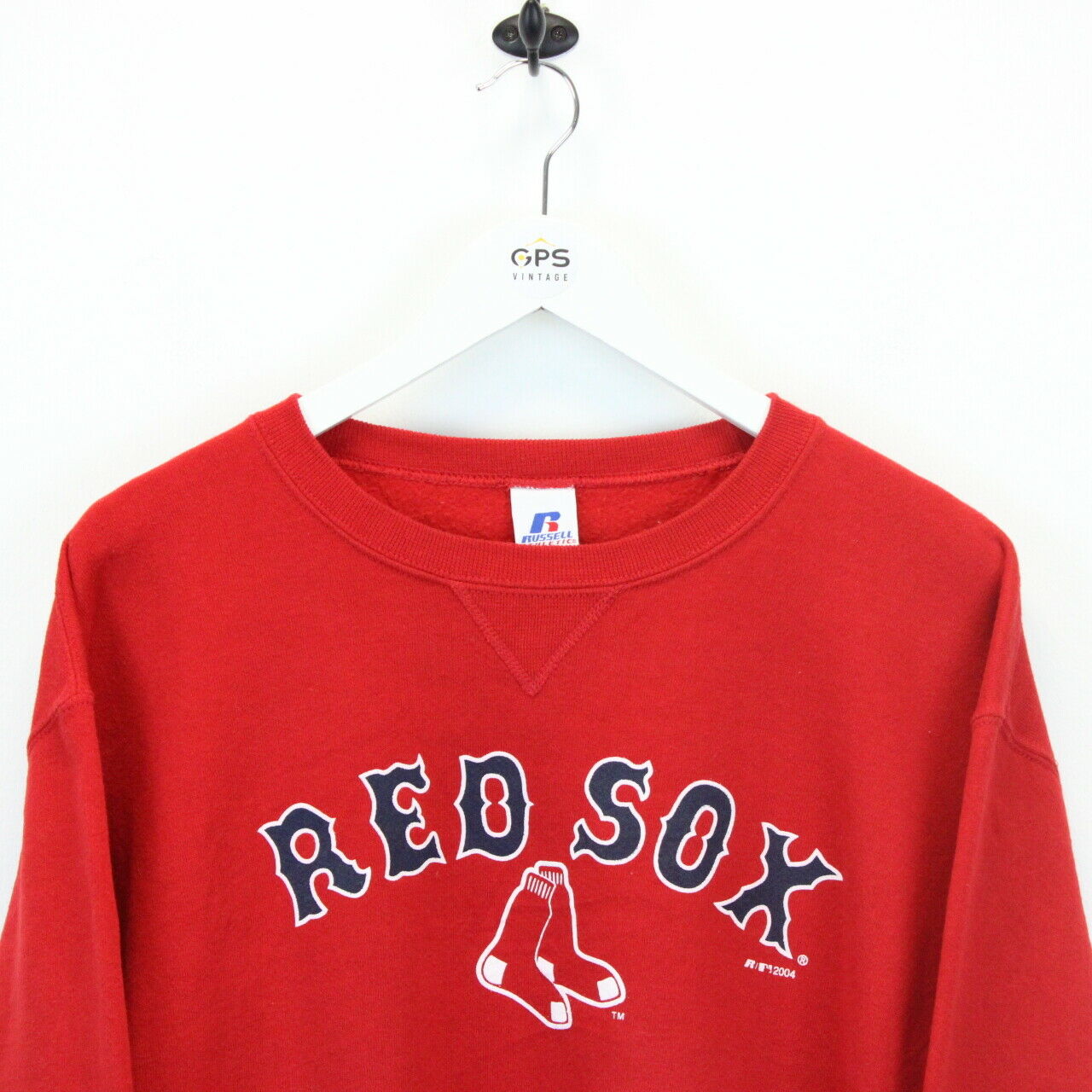 MLB RUSSELL ATHLETIC Boston RED SOX Sweatshirt Red | Medium