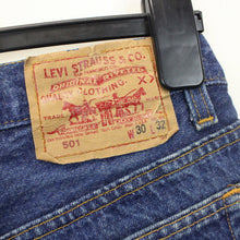 Load image into Gallery viewer, Womens LEVIS 501 Shorts Dark Blue | W30
