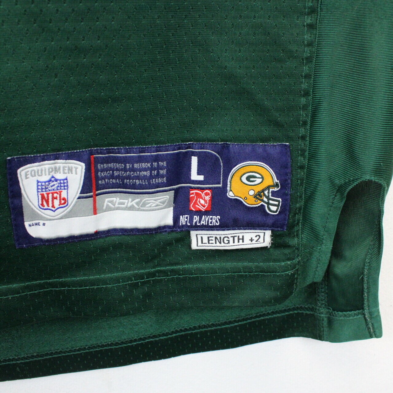 NFL REEBOK 00s Green Bay PACKERS Jersey Green | Large