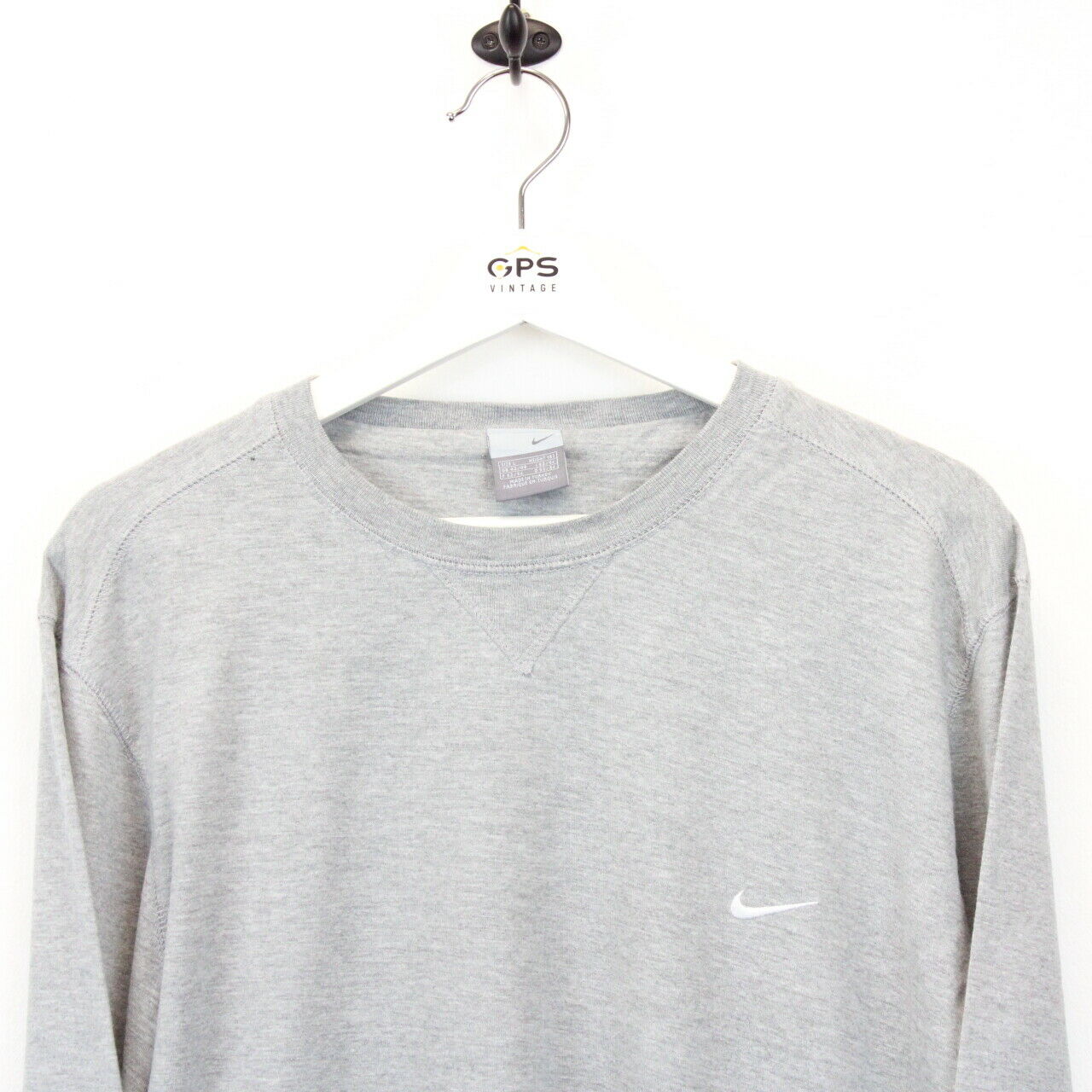 NIKE 00s T-Shirt Grey | Large
