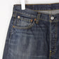 Mens LEVIS 501 Jeans Dark Blue | W34 L30