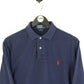 Mens RALPH LAUREN Polo Shirt Navy Blue | Small