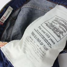 Load image into Gallery viewer, Mens LEVIS 512 Jeans Dark Blue | W34 L34
