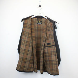 BARBOUR Leather Beaufort Jacket Brown | XXL