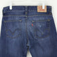 Mens LEVIS 512 Jeans Dark Blue | W34 L36