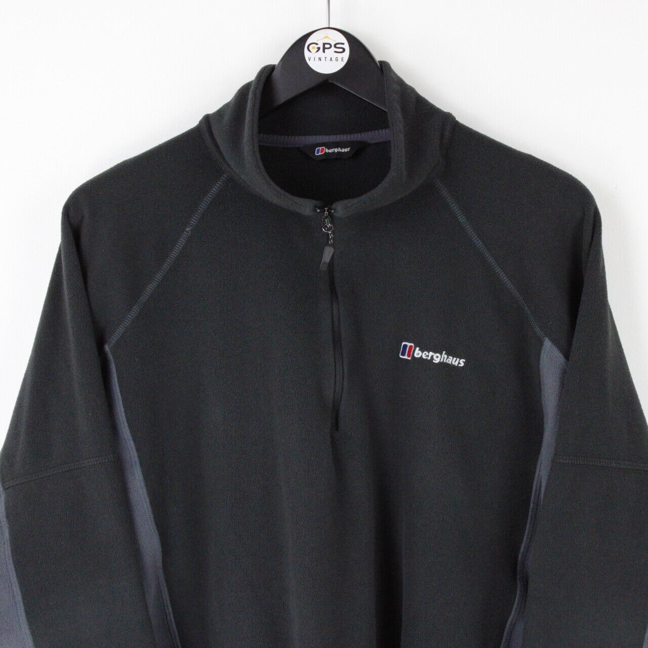 BERGHAUS 1/4 Zip Fleece Black | XL