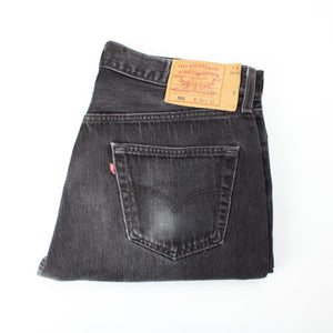LEVIS 501 Jeans Black Charcoal | W36 L32 – GPS Vintage