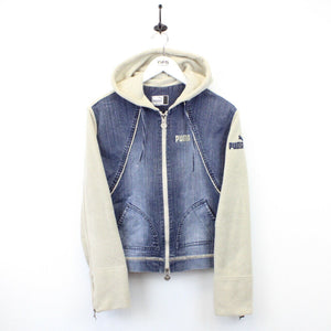 Womens PUMA 00s Denim Jacket Blue | Small