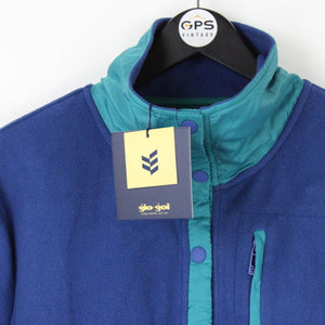 Mens GIO GOI 1/4 Fleece Blue | Medium