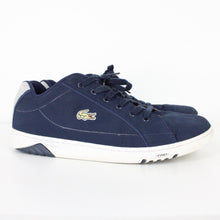 Load image into Gallery viewer, Mens LACOSTE Deviation II Trainers Navy Blue | UK 10
