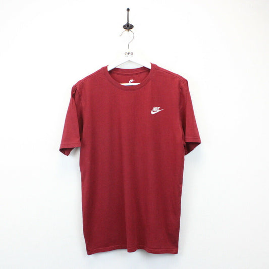 NIKE T-Shirt Red | Large