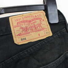 Load image into Gallery viewer, Womens LEVIS 501 Jeans Black | W28 L34
