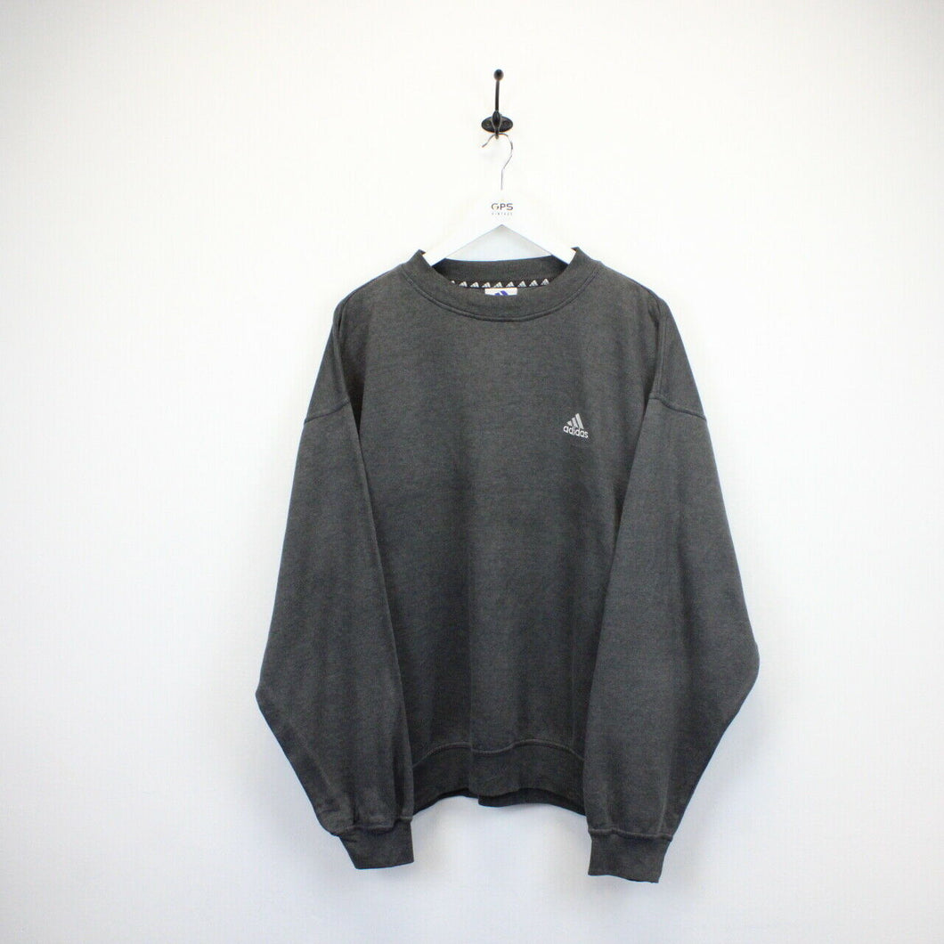 ADIDAS 90s Sweatshirt Grey | Large