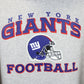 NFL REEBOK 00s New York GIANTS Hoodie Grey | XXL