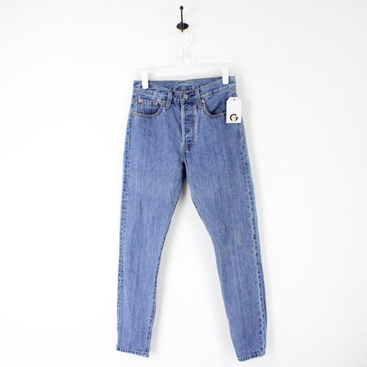 Womens LEVIS 501 S Skinny Jeans Mid Blue | W25 L30