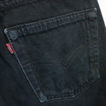 Load image into Gallery viewer, Womens LEVIS 501 Jeans Black | W26 L32
