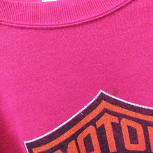 Load image into Gallery viewer, Womens HARLEY DAVIDSON 90S Sweatshirt Pink | XL
