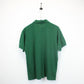 LACOSTE Polo Shirt Green | Large