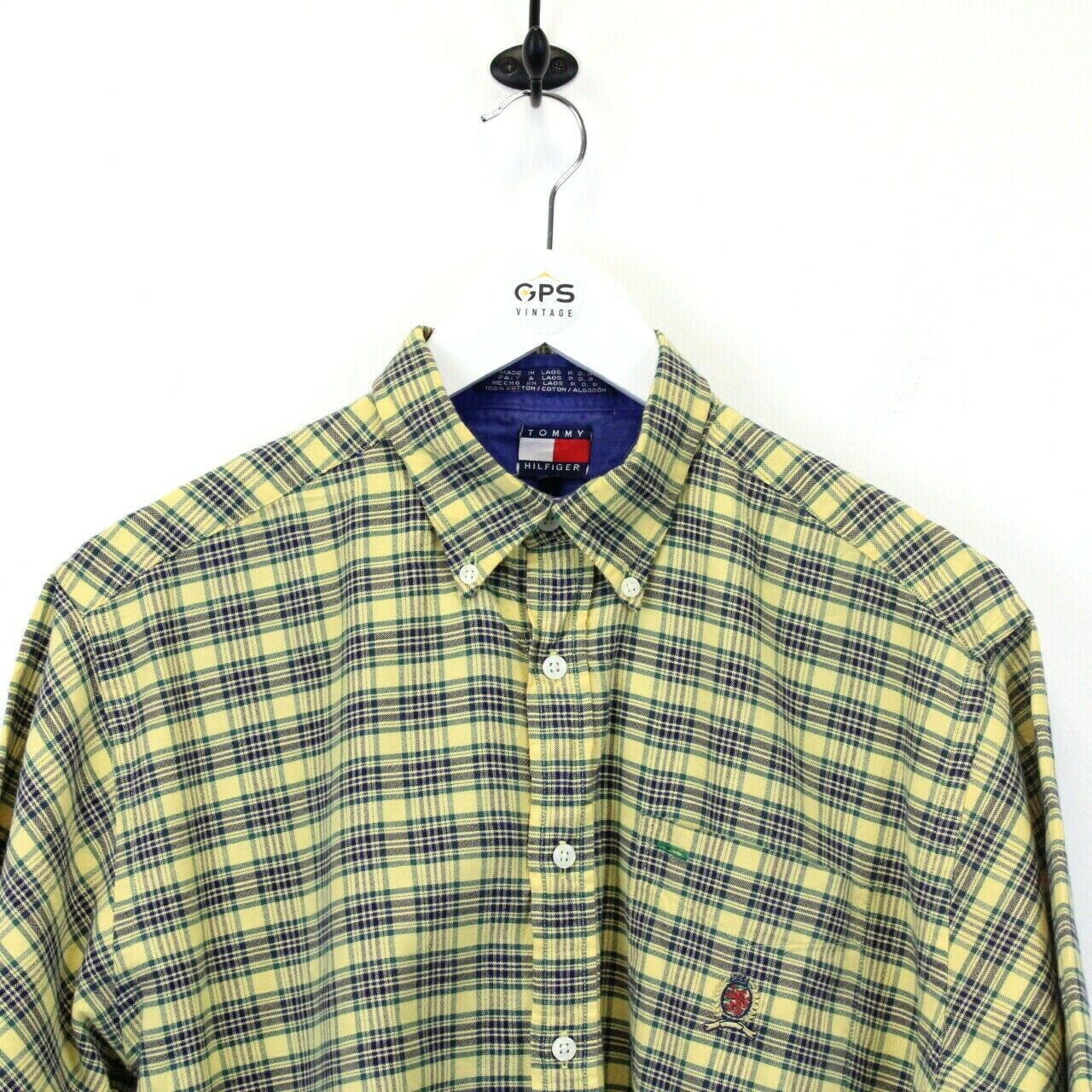 TOMMY HILFIGER 90s Shirt Yellow | Medium