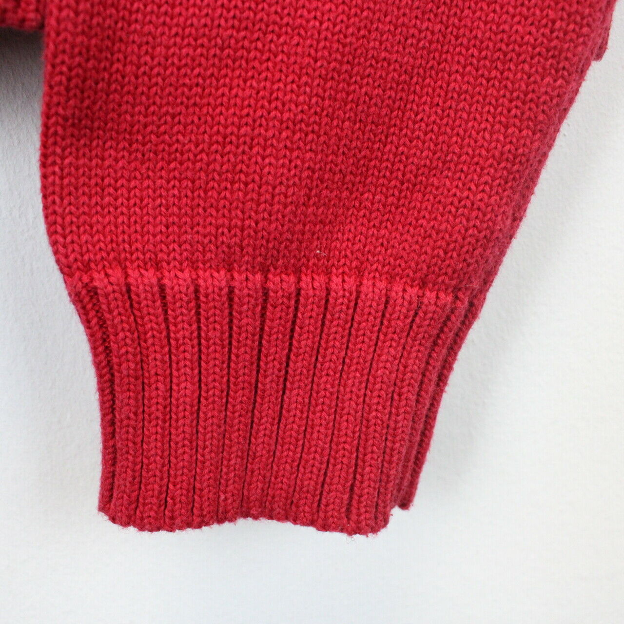 Womens ADIDAS 00s Knit Sweatshirt Red | XS