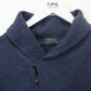 RALPH LAUREN Knit Sweatshirt Navy Blue | XL