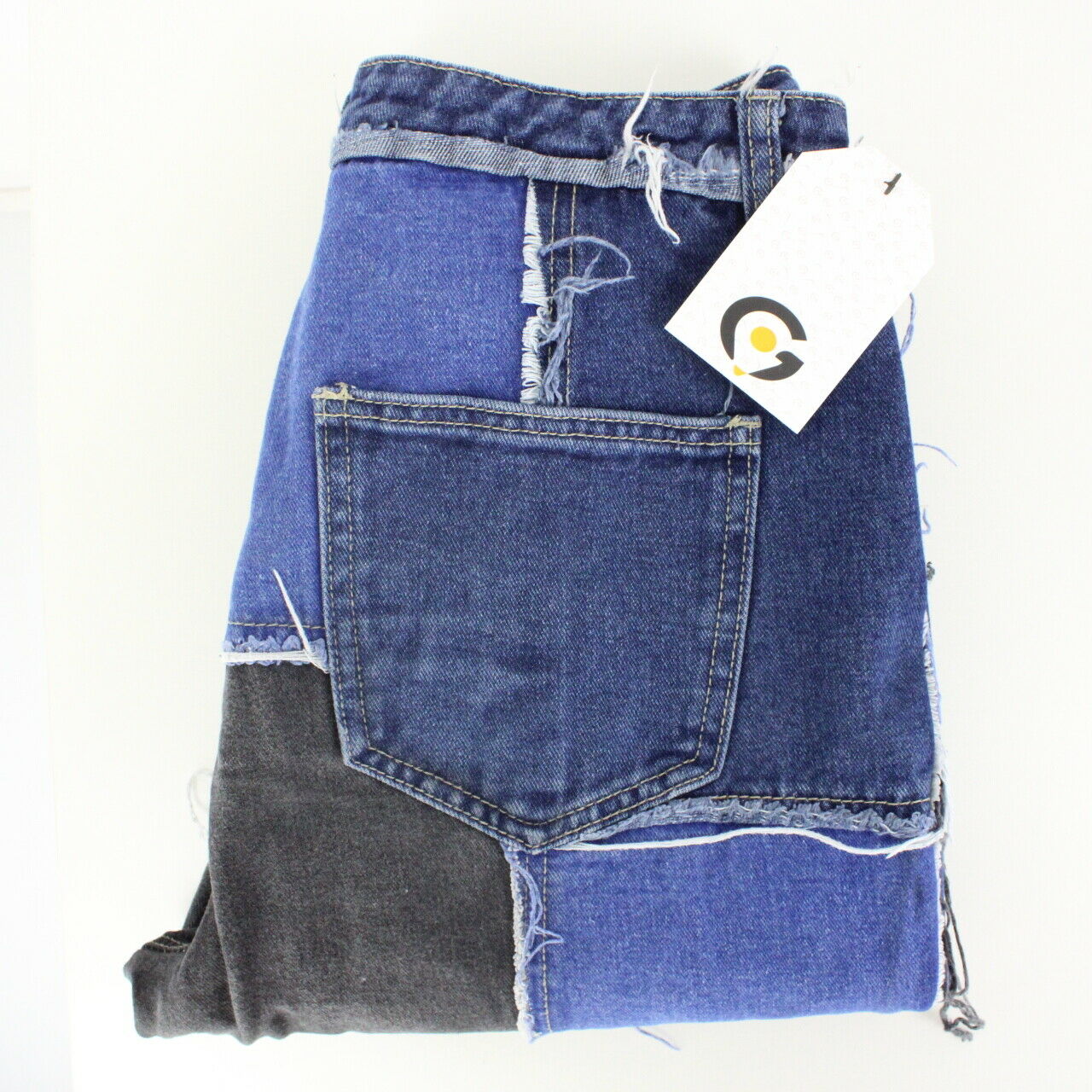 Womens Patchwork Jeans Multicolour | W29 L30