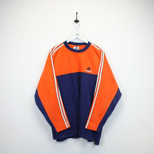 ADIDAS 90s Sweatshirt Orange | XL