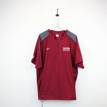 Load image into Gallery viewer, NIKE 1/4 Zip T-Shirt Red | Large
